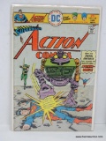SUPERMAN'S ACTION COMICS ISSUE NO. 455. 1976 B&B COVER PRICE $.25 FC
