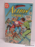 SUPERMAN'S ACTION COMICS ISSUE NO. 473. 1977 B&B COVER PRICE $.35 GC