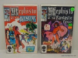 SET OF 4 MEPHISTO COMICS. ISSUE NO. 1 THROUGH 4. FROM 1987 B&B WITH COVER PRICES OF $1.50 ALL ARE IN