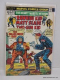 THE MIGHTY MARVEL WESTERN FEATURING THE RAWHIDE KID MATT SLADE AND TWO GUN KID ISSUE NO. 34. 1974