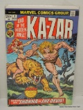 KA-ZAR LORD OF THE HIDDEN JUNGLE. ISSUE NO. 2. 1974 B&B COVER PRICE $.20 VGC