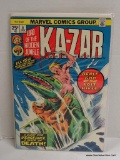 KA-ZAR LORD OF THE HIDDEN JUNGLE. ISSUE NO. 6. 1974 B&B COVER PRICE $.25 VGC