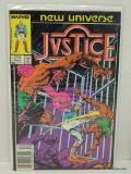 JUSTICE ISSUE NO. 2. 1986 B&B COVER PRICE $.75 VGC