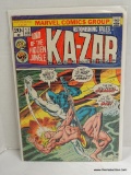 KA-ZAR LORD OF THE HIDDEN JUNGLE ISSUE NO. 17. 1973 B&B COVER PRICE $.20 GC