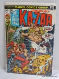 KA-ZAR LORD OF THE HIDDEN JUNGLE ISSUE NO. 20. 1973 B&B COVER PRICE $.20 VGC