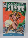 KA-ZAR THE SAVAGE IS DEAD... LONG LIVE SHANNA THE SAVAGE ISSUE NO. 22. 1982 B&B COVER PRICE $.75 VGC