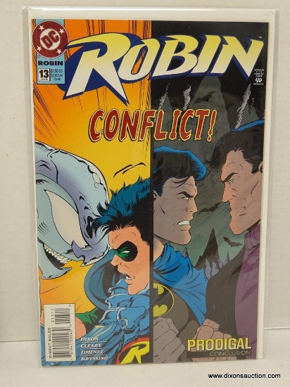 ROBIN "CONFLICT!" ISSUE NO. 12. 1995 B&B COVER PRICE $1.50 VGC