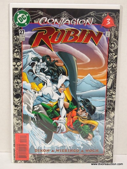 ROBIN "CONTAGION" ISSUE NO. 27. 1996 B&B COVER PRICE $1.95 VGC