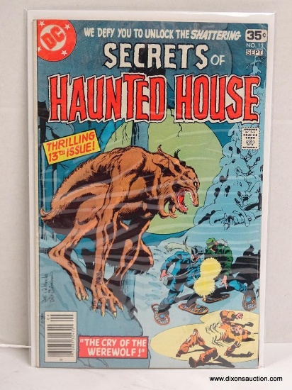 SECRETS OF HAUNTED HOUSE ISSUE NO. 12. 1978 B&B COVER PRICE $.35 VGC