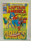 CAPTAIN AMERICA GOES TO WAR AGAINST DRUGS! 1990 B&B VGC