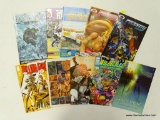 LOT OF 10 IMAGE COMICS. TITLES INCLUDE HEIRS OF ETERNITY, ADVENTURES OF GEEKSVILLE, SHADOW HAWK,