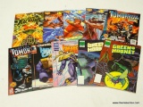 LOT OF 10 MISC. COMICS. TITLES INCLUDE THE GREEN HORNET, HARD CASE, DOCTOR TOMORROW, CAPTAIN FUTURE,