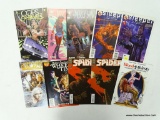 LOT OF 10 MISC. COMICS. TITLES INCLUDE BLOOD THIRSTY, THE SPIDER, THE WHEEL OF TIME, MERCY SPARX,