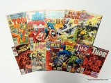 LOT OF 10 MARVEL COMICS. INCLUDES MARVEL UNIVERSE, RED SONJA, THE MIGHTY THOR, AND MORE. ALL ARE IN