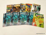 LOT OF 10 DC COMICS. INCLUDES BATMAN, HAWKMAN, BATGIRL, SUPERBOY, AND BOOSTED GOLD. ALL ARE IN VGC.