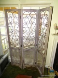 (LR) MODERN 3 PANEL ROOM DIVIDER: 54