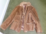 (OFFICE) IAN MILLSTEIN NEW YORK LIGHT BROWN FUR COAT. SIZE SMALL - MEDIUM