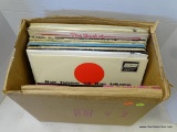 BOX LOT OF 20, 33 RPM RECORD ALBUMS TO INCLUDE: JOE TURNER THE BOSS OF BLUES, THE LETTERMEN, THE