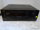 ONKYO AUDIO-VIDEO RECEIVER TX-DS575. FEATURES INCLUDE DOLBY DIGITAL, DIGITAL SURROUND, WIDE RANGE