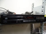 ONKYO COMPACT DISC PLAYER MODEL DX-230. APPEARS TO BE IN GOOD USED CONDITION. POWERS ON.