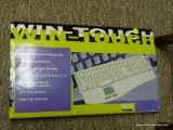 WIN- TOUCH WKB-120 KEYBOARD. NEW OLD STOCK. THIS KEYBOARD IS NEW IN THE PLASTIC. FEATURES INCLUDE