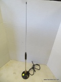 (B2) 08A07 MAGNETIC MOUNT CB ANTENNA 27 IN TALL