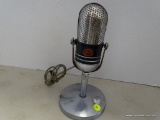 (B2) ELECTR0-VOICE MODEL 428 A. SHIELD M-102 CHROME FINISH DESKTOP MICROPHONE. COVER HAS A SMALL