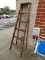 (OUT) 6' WOODEN STEP LADDER