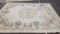 (ROW 1) FLORAL PATTERNED RUG IN CREAM AND ROSE: 11'x8' 4