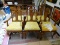 (ROW 1) 6 MATCHING QUEEN ANNE DINING CHAIRS (2 ARMS 4 SIDES): 24