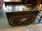 (ROW 4) FLORAL PAINTED CHEST WITH GOLD PAINTED ACCENTS: 28