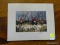 (ROW 4) UNFRAMED BUT MATTED HUNT SCENE PRINT SIGNED J. DOSTER: 10