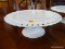 (ROW 4) 1 OF A PAIR OF GODINGER & CO. IRONSTONE CAKE STANDS: 14