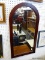 (ROW 2) CHERRY FRAMED AND BEVELED GLASS MIRROR: 29