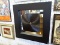 (ROW 2) FRAMED AND MIRROR MATTED MODERN WALL HANGING DECORATION IN BLACK FRAME: 31.5