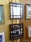 (ROW 2) PAIR OF MODERN FRAMED AND SECTIONED MIRRORS: 16.5