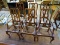 (ROW 2) SET OF 6 MATCHING MAHOGANY QUEEN ANNE DINING CHAIRS (2 ARMS AND 4 SIDES): 23