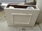 (OUT) WOODEN AND PAINTED WHITE PANELED FRONT PLANT BED: 36