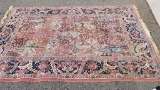 (ROW 1) TABRIZ RUG IN RED AND BLUE: 8'x5' 2