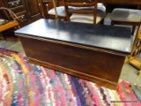 (ROW 3) WEST BRANCH NOVELTY CO. LEATHER TOP CEDAR CHEST: 45