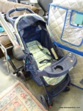 (ROW 6) BABY STROLLER WITH UNDERNEATH STORAGE AND 2 CUP HOLDERS