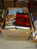 (TABLE ROW 1) BOX LOT OF NOVELS: WIDOW'S KISS. MARRYING MOM. THE LONG ROAD HOME. AND MORE!