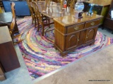(ROW 2) UNIQUE LOOM BRAND RUG FROM THE CASABLANCA COLLECTION IN MULTIPLE COLORS: 9'x12'