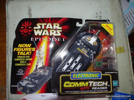 (FRONT, LEFT SIDE, UNDER TABLE) STAR WARS EPISODE 1 ELECTRONIC COMTECH READER BY HASBRO INC