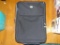 (SEC4, FLOOR) 1 LARGE PIERRE CARDIN BRAND BLACK SUITCASE, SOFT-SIDED, GOOD CONDITION