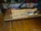 (ROW1 BACK TABLE) LOT OF MISC. FISHING POLES AND REELS