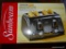 (UNDR STG 2) SUNBEAM 4 SLICE BAGEL TOASTER IN BLACK. IS BRAND NEW IN THE BOX!