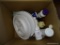 (UNDR TBL SEC2 R) BOX LOT: WATER BOTTLES. FOOD CHOPPER. POT LIDS. AND MORE!