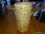 (TBL SEC4 L) WOVEN WASTE BASKET/LAUNDRY BASKET