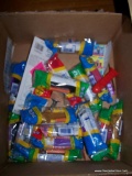 (SEC3, UNDER TABLE) LOT OF 10+ PEZ CANDY DISPENSERS, SOME NEW IN ORIGINAL PACKAGING, MANY ARE FROM